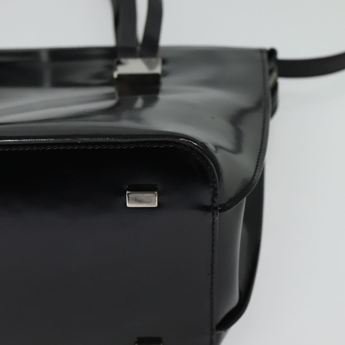 Celine Handbag Patent Leather Black Patent_Leather Handbag