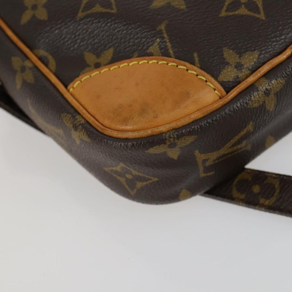 Louis Vuitton Danube Handbag Monogram Canvas Brown Canvas Shoulder Bag