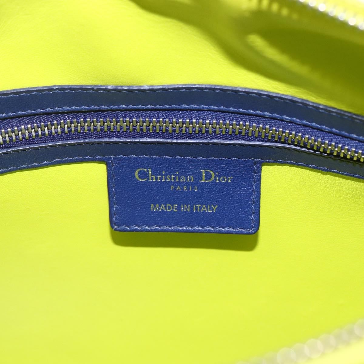 Christian Dior Lady Cannage Matelassé Pink Leather Tote Bag Bag (Pre-Owned)