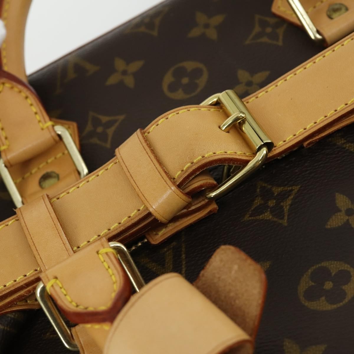 Louis Vuitton Cruiser Handbag Monogram Canvas Brown Canvas Travel Bag