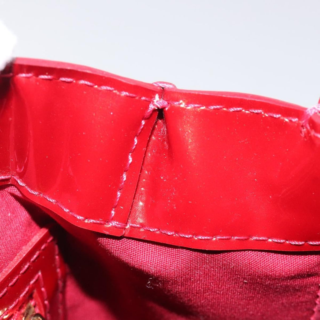 Louis Vuitton Wilshire Handbag Monogram Vernis Red Patent_Leather Handbag