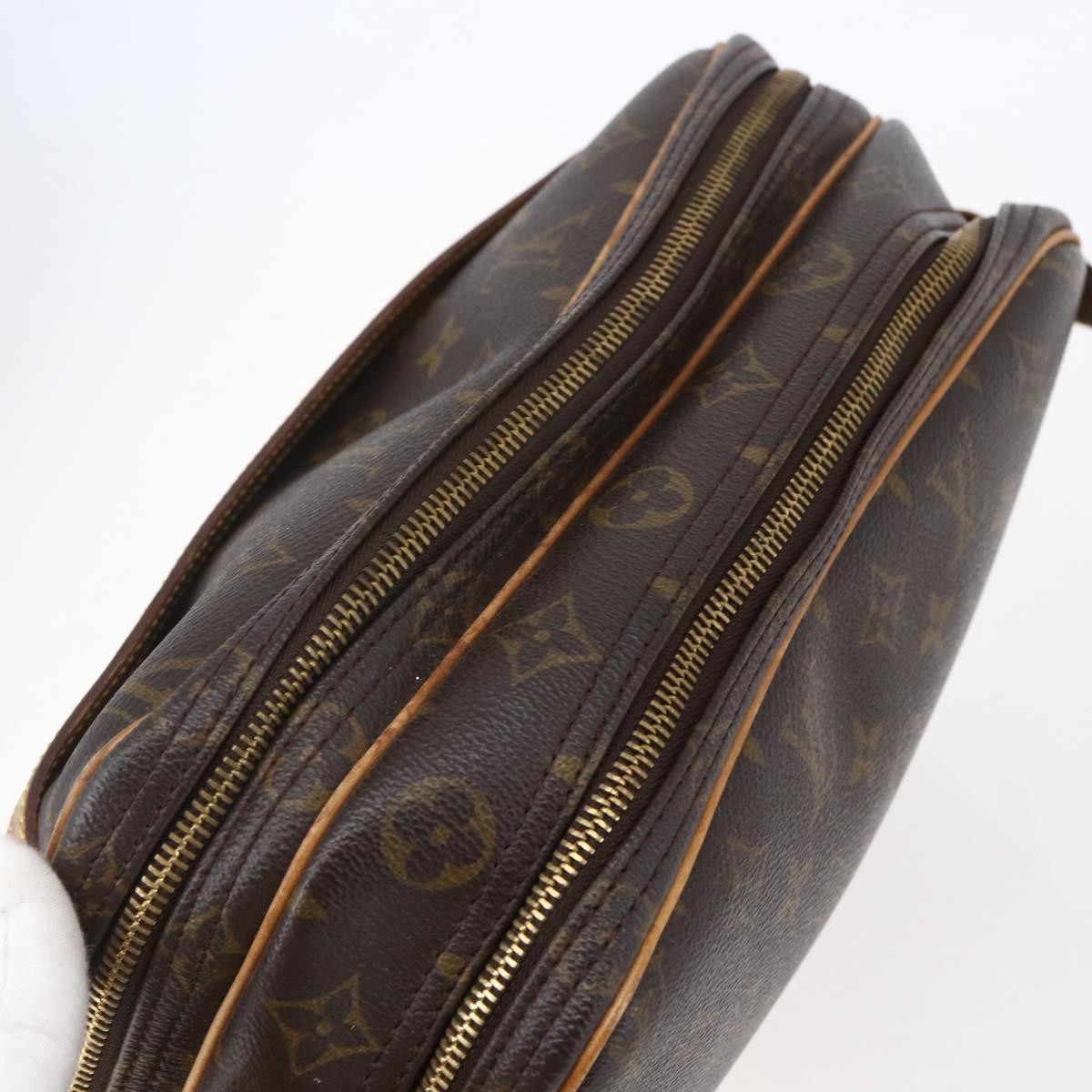 Louis Vuitton Reporter Bag Monogram Canvas Brown Canvas Bag