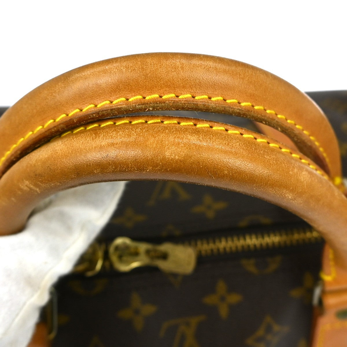 Louis Vuitton Keepall Bag Monogram Canvas Brown Canvas Travel Bag