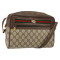 Gucci Vintage Ophidia Shoulder Bag Gg Canvas Beige Pvc Shoulder Bag Bag (Pre-Owned)