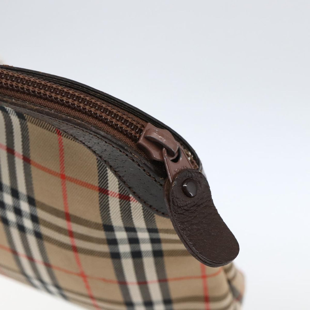 Burberry Nova Check Pochette Canvas Beige Canvas Clutche & Pouche Bag