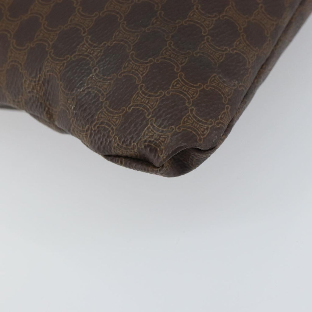 Celine Vintage Macadam Tote Bag Canvas Brown Canvas Tote Bag Bag