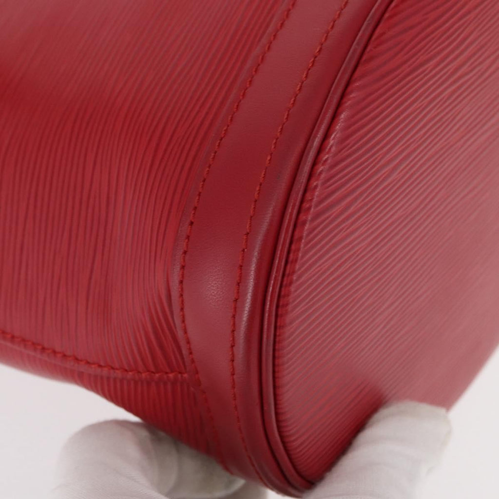 Louis Vuitton Bucket Bag Epi Leather Red Leather Shoulder Bag
