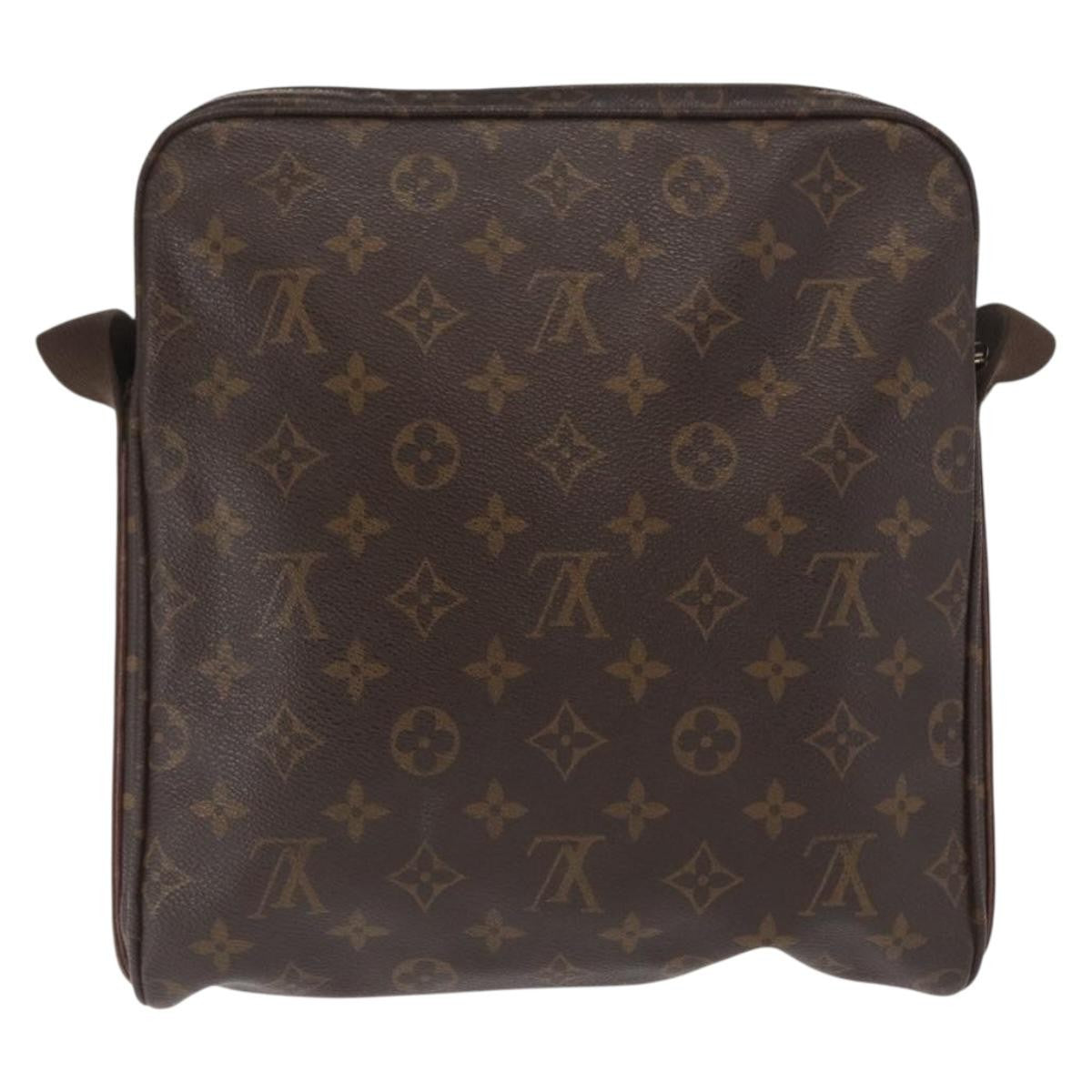 Louis Vuitton Trotteur Beaubourg Handbag Monogram Canvas Brown Canvas Shoulder Bag