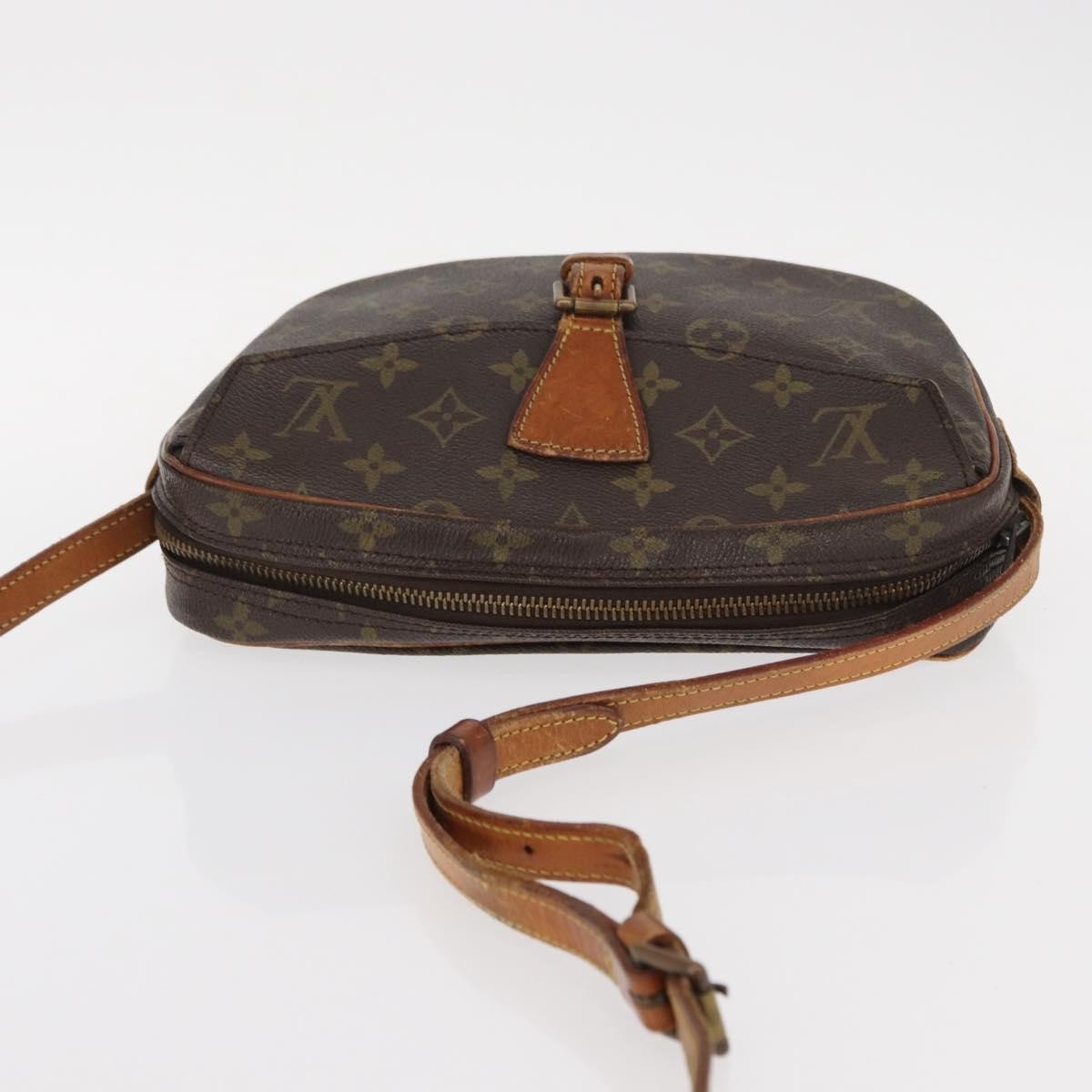 Louis Vuitton Jeune Fille Handbag Monogram Canvas Brown Canvas Shoulder Bag