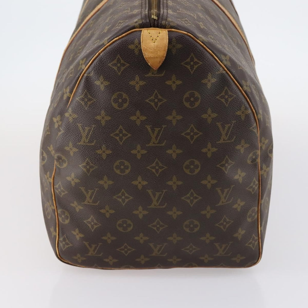 Louis Vuitton Keepall Bag Monogram Canvas Brown Canvas Travel Bag