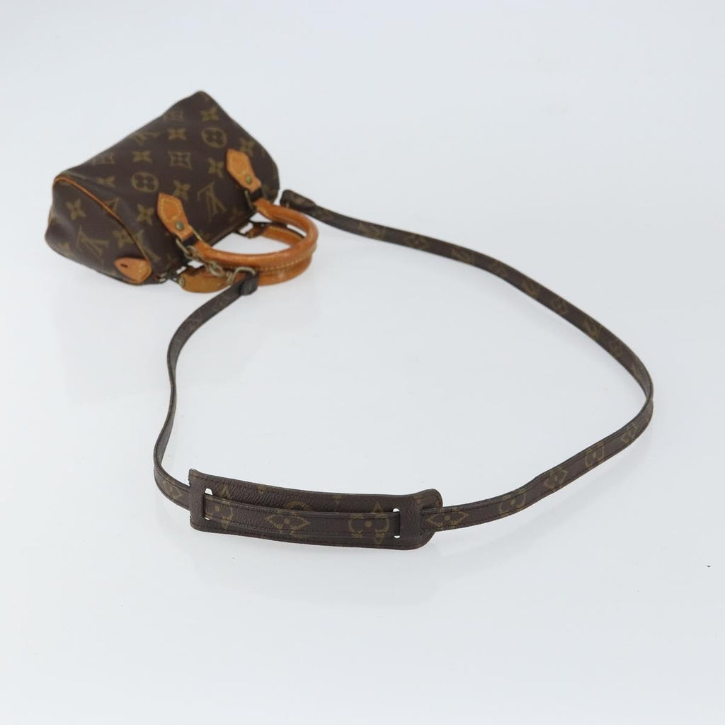 Louis Vuitton Speedy Mini Hl Handbag Monogram Canvas Brown Canvas Handbag