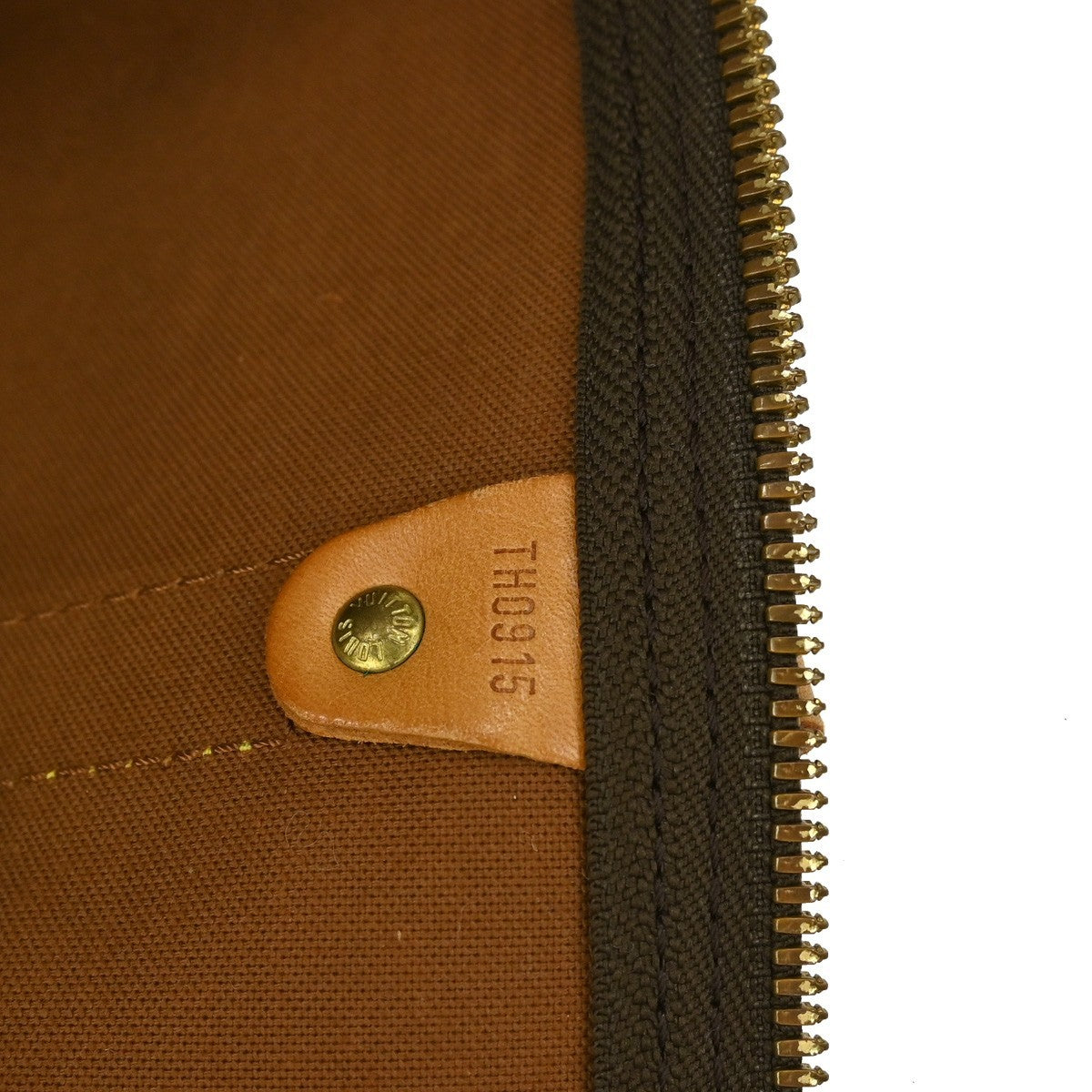 Louis Vuitton Keepall Bandouliere Bag Monogram Canvas Brown Canvas Travel Bag