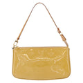 Louis Vuitton Pochette Accessoires Nm Monogram Vernis Yellow Patent_Leather Clutche & Pouche Bag