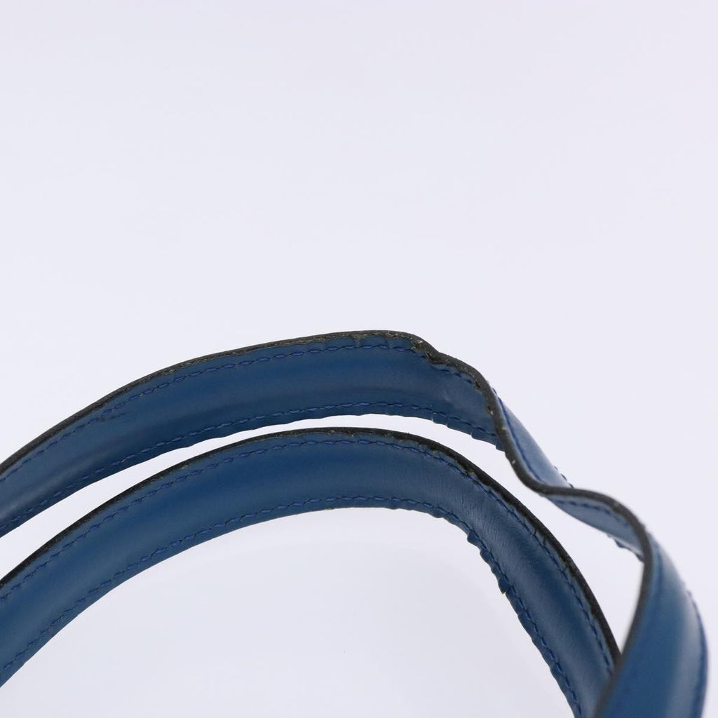 Louis Vuitton Saint Jacques Handbag Epi Leather Blue Leather Shoulder Bag