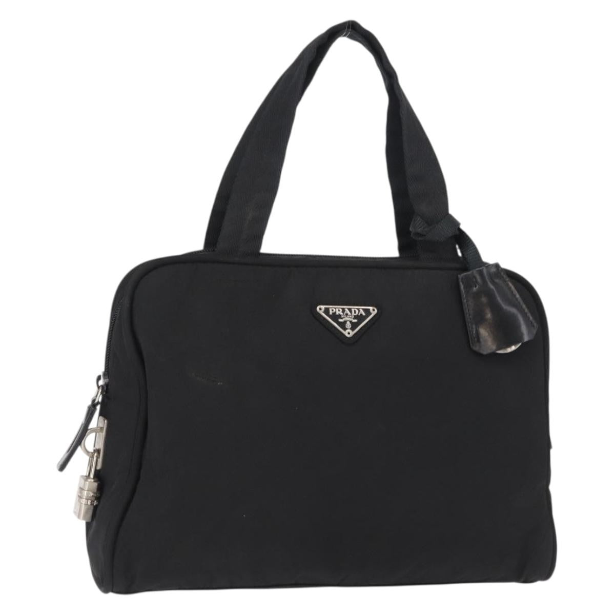 Prada Bowling Shoulder Bag Tessuto Black Nylon Shoulder Bag Bag