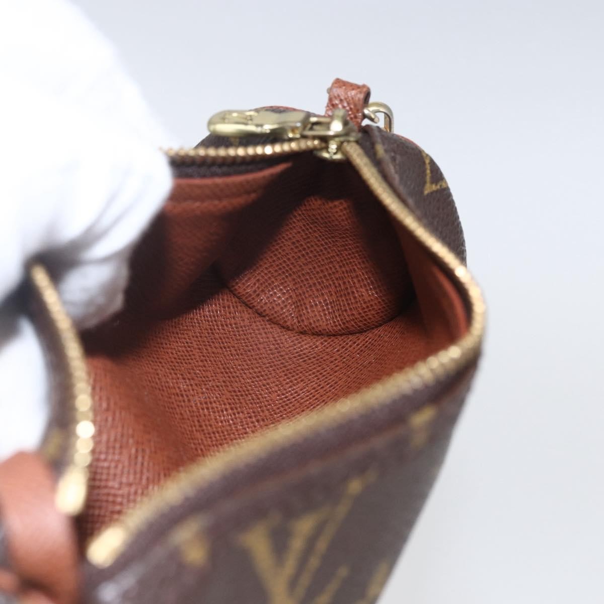 Louis Vuitton Papillon Pochette Monogram Canvas Brown Canvas Clutche & Pouche Bag