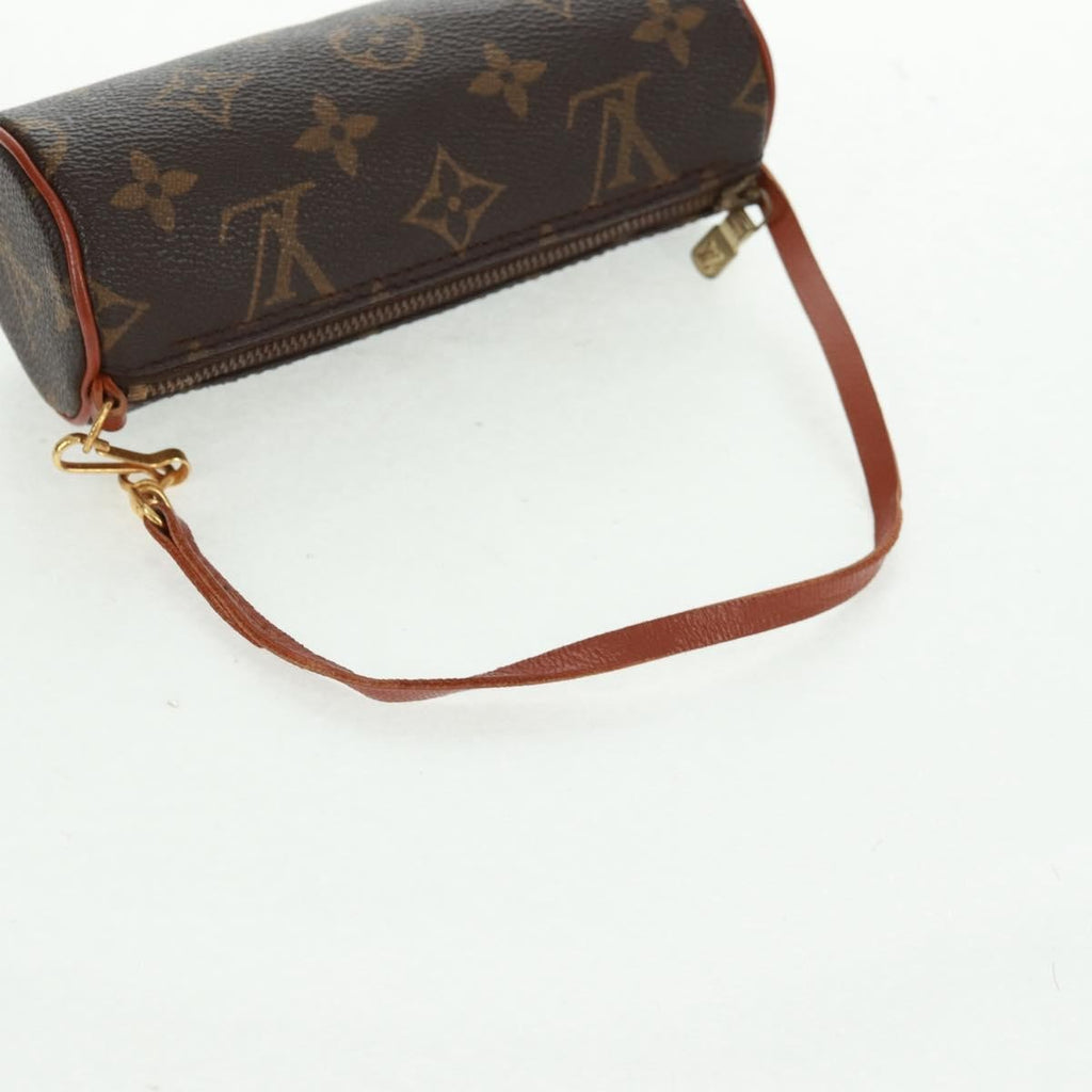 Louis Vuitton Papillon Pochette Monogram Canvas Brown Canvas Clutche & Pouche Bag
