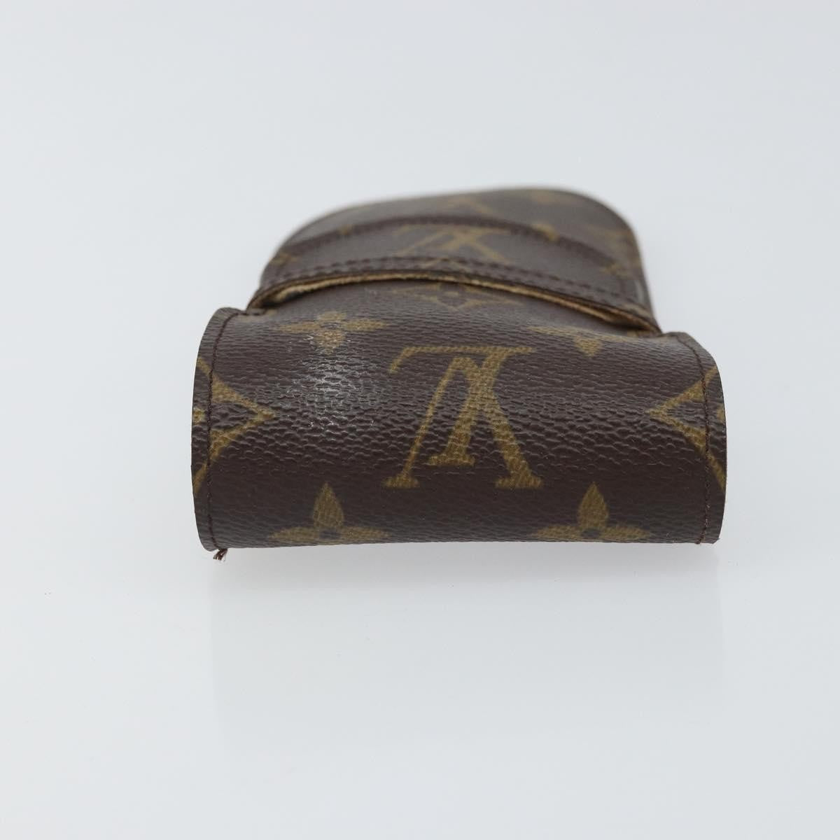 Louis Vuitton Etui À Stylo Canvas Brown Canvas Clutche & Pouche Bag
