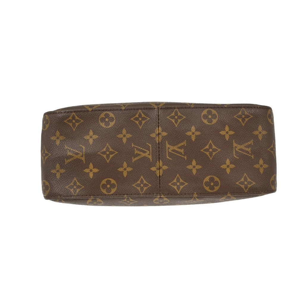 Louis Vuitton Monogram Looping Handbag Monogram Canvas Brown Canvas Shoulder Bag