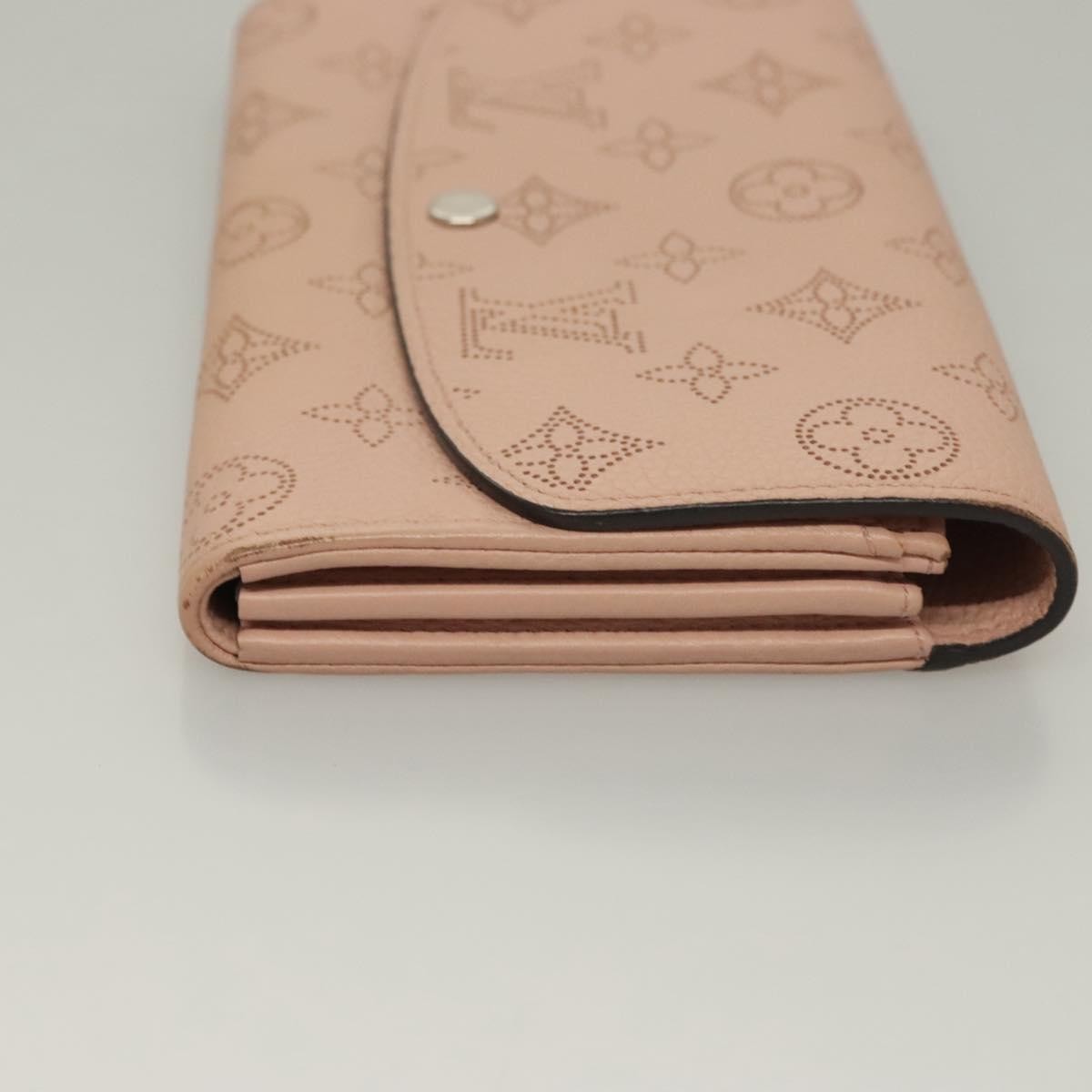 Louis Vuitton Iris Wallet Mahina Leather Pink Leather Wallets Accessory