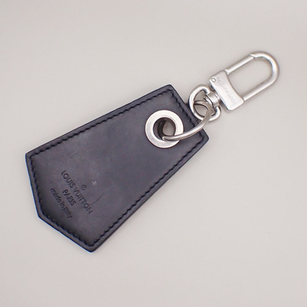Louis Vuitton Enchappe Key Holder Monogram Eclipse Canvas Black Leather Charms And Keychains Accessory