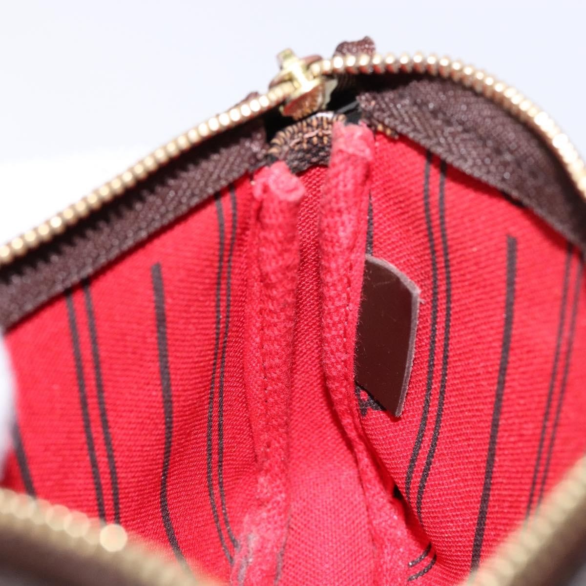 Louis Vuitton Pochette Accessoires Limited Edition Damier Brown Canvas Clutche & Pouche Bag