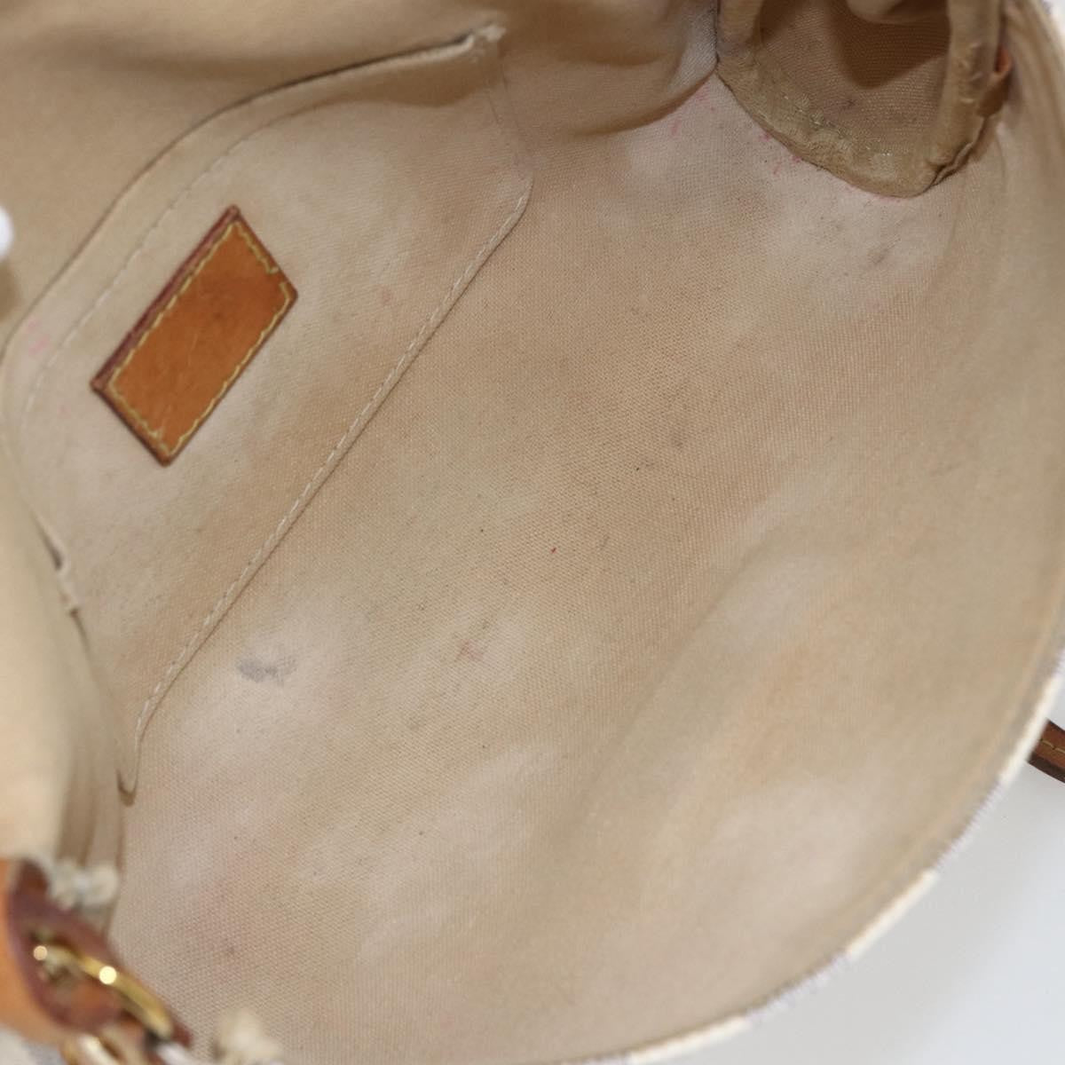 Louis Vuitton Favorite Handbag Damier White Canvas Clutche & Pouche Bag