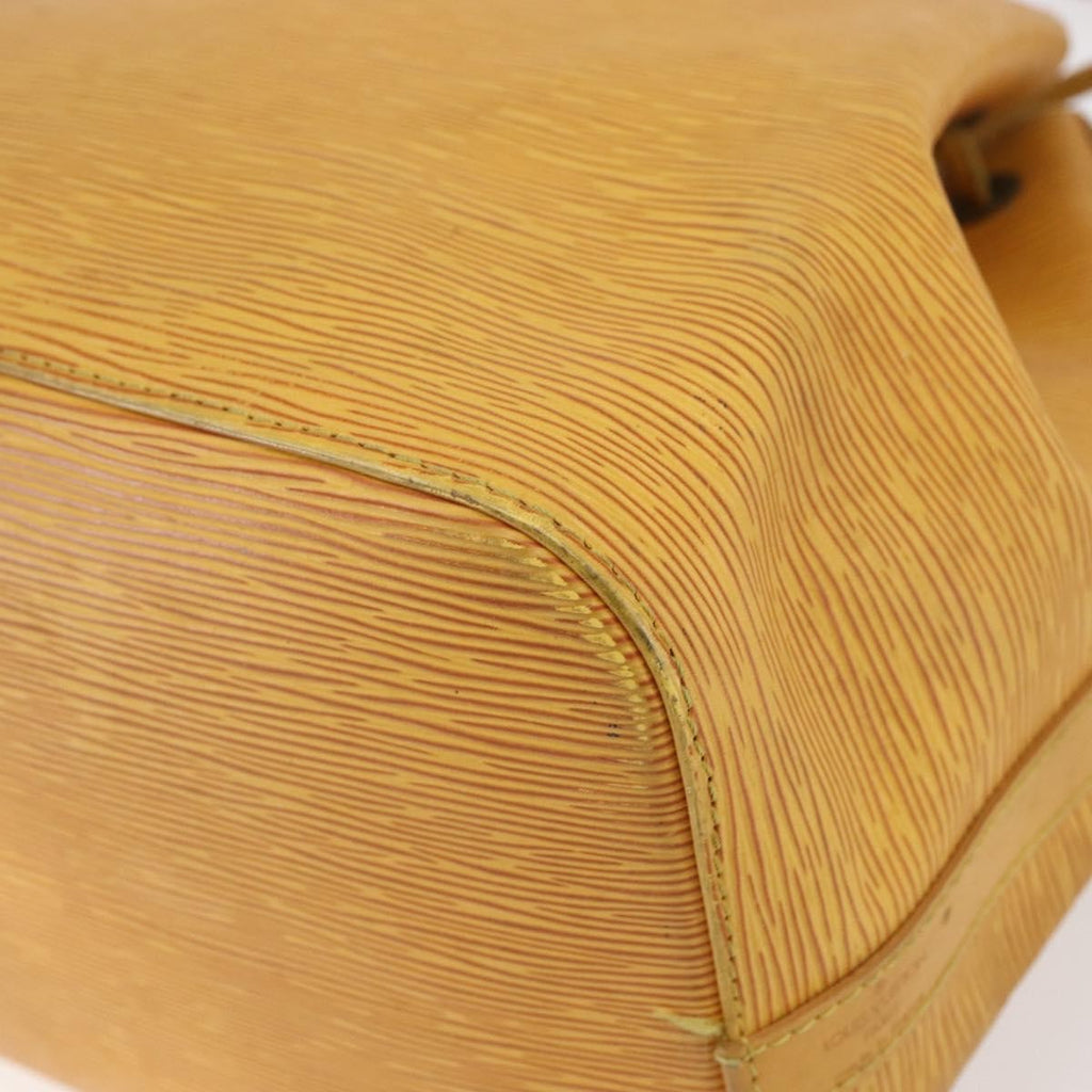 Louis Vuitton Petit Noe Handbag Epi Leather Yellow Leather Shoulder Bag