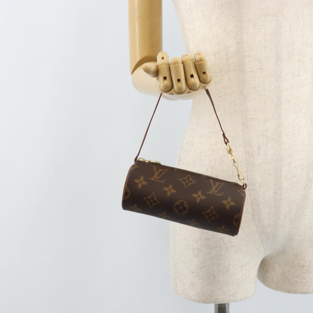 Louis Vuitton Papillon Pochette Monogram Canvas Brown Canvas Clutche & Pouche Bag
