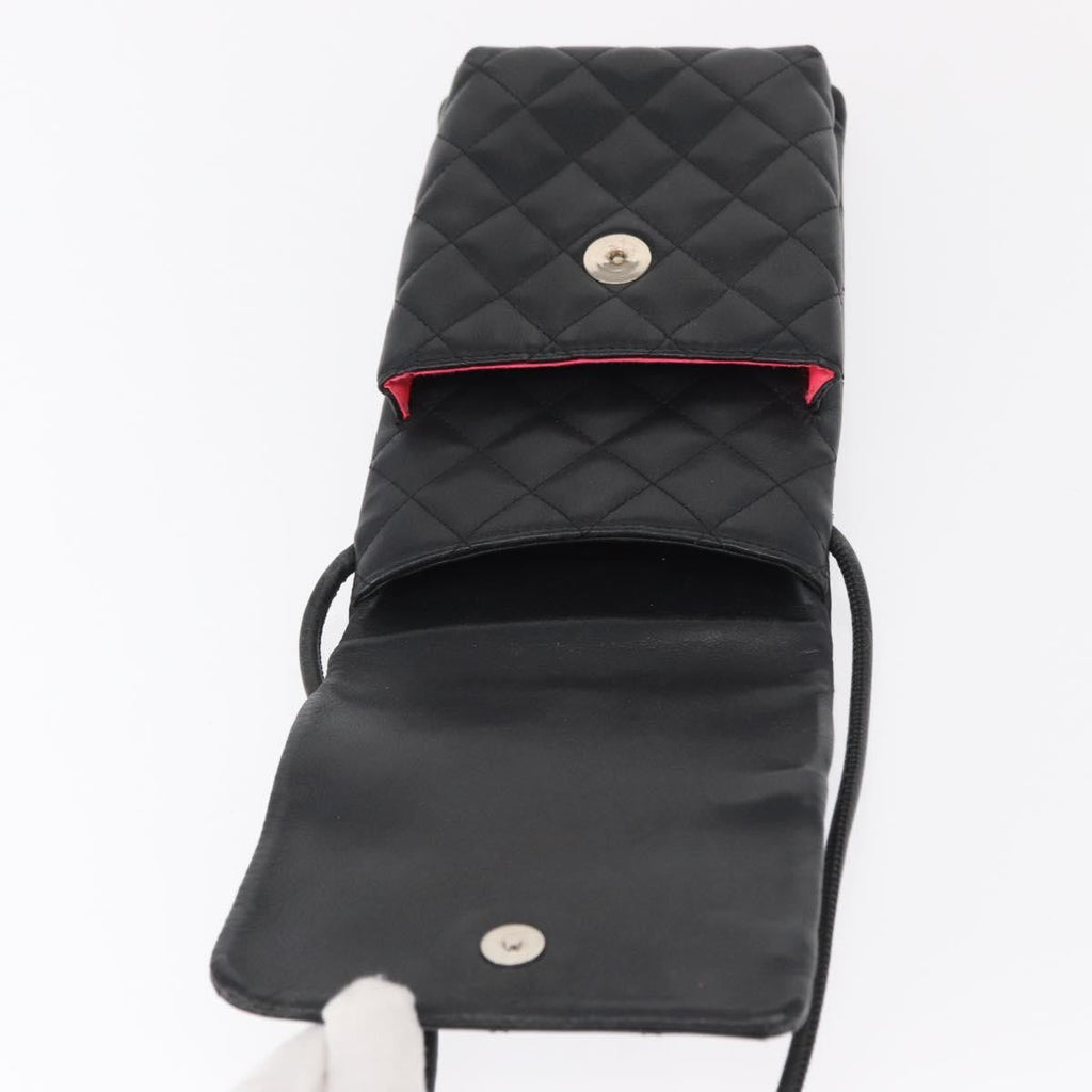 Chanel Cambon Flap Crossbody Bag Quilted Lambskin Silver Leather Shoulder Bag Bag