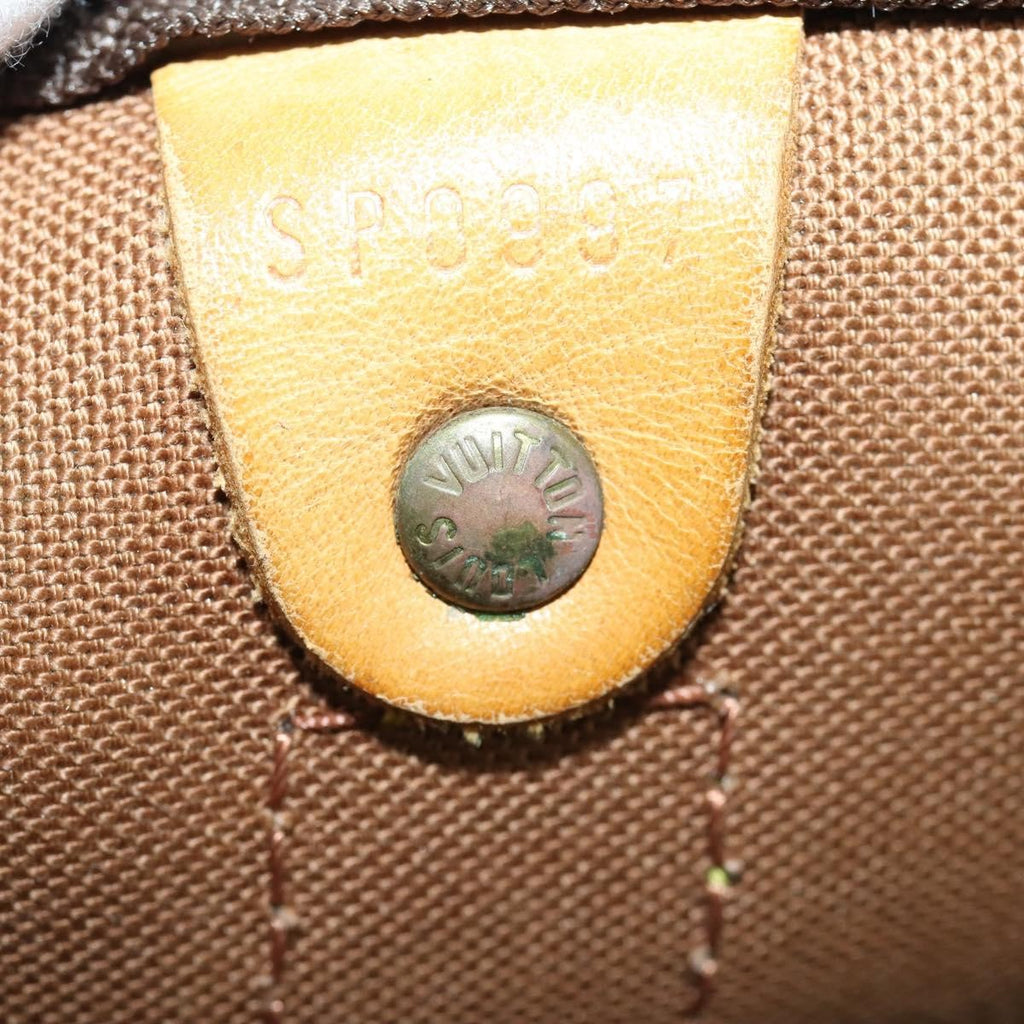 Louis Vuitton Keepall Bag Monogram Canvas Brown Canvas Travel Bag