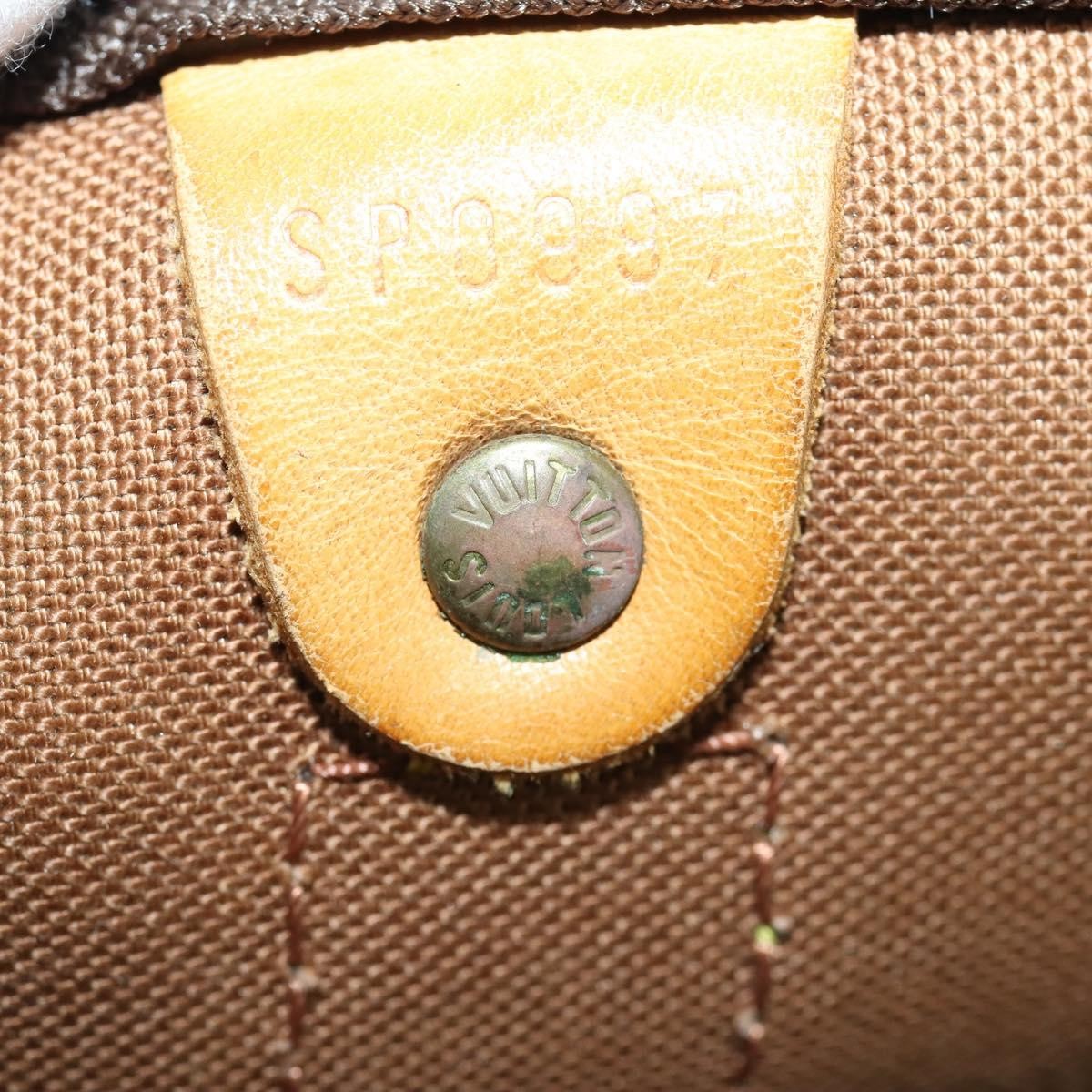 Louis Vuitton Keepall Bag Monogram Canvas Brown Canvas Travel Bag