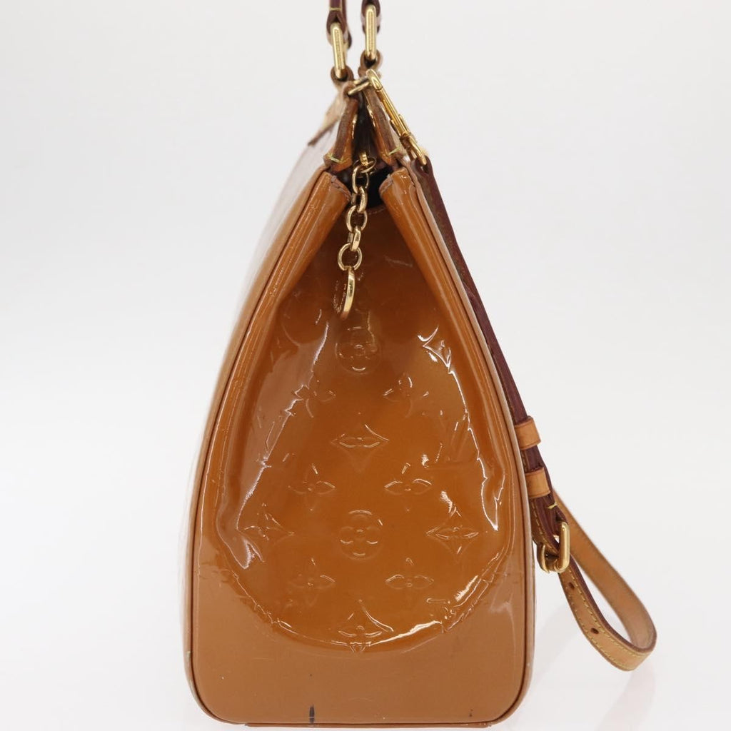 Louis Vuitton Brea Handbag Monogram Vernis Brown Patent_Leather Handbag