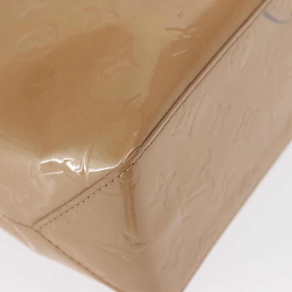 Louis Vuitton Reade Handbag Monogram Vernis Beige Patent_Leather Handbag