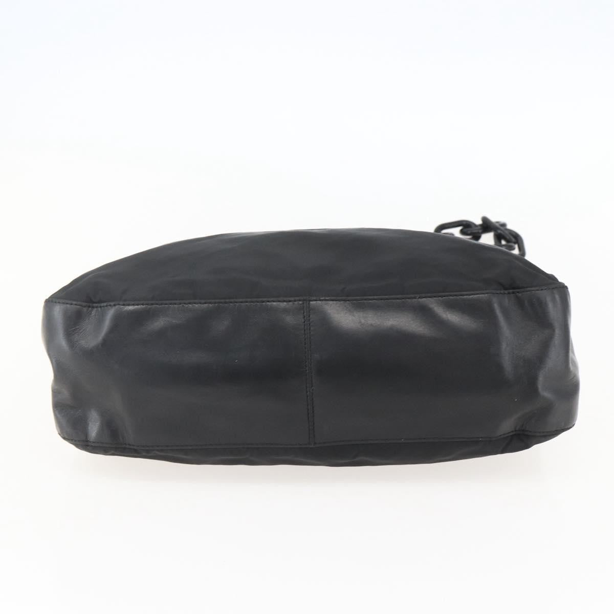Prada Chain Shoulder Bag Tessuto Black Nylon Shoulder Bag Bag