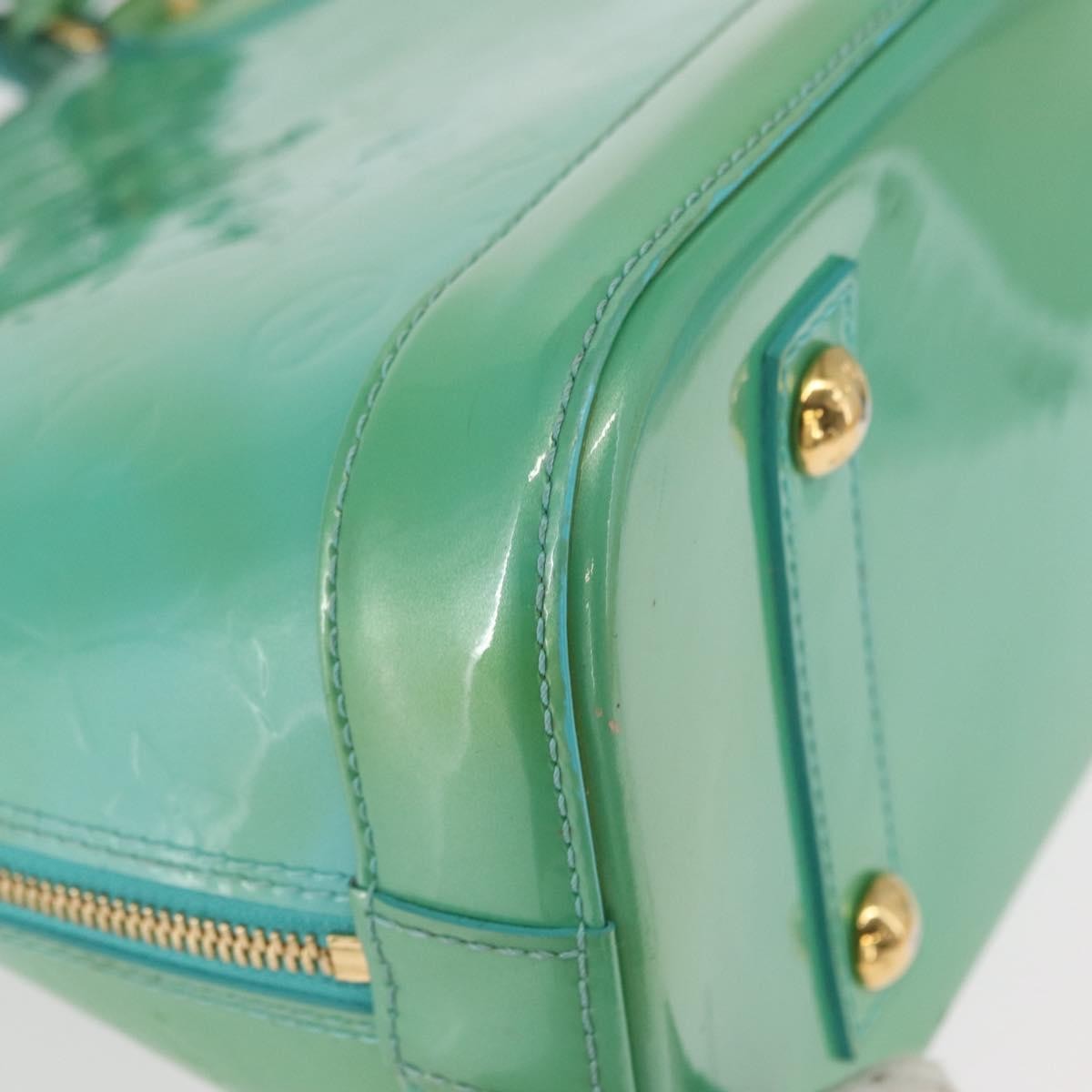 Louis Vuitton Alma Handbag Patent Leather Blue Patent_Leather Handbag