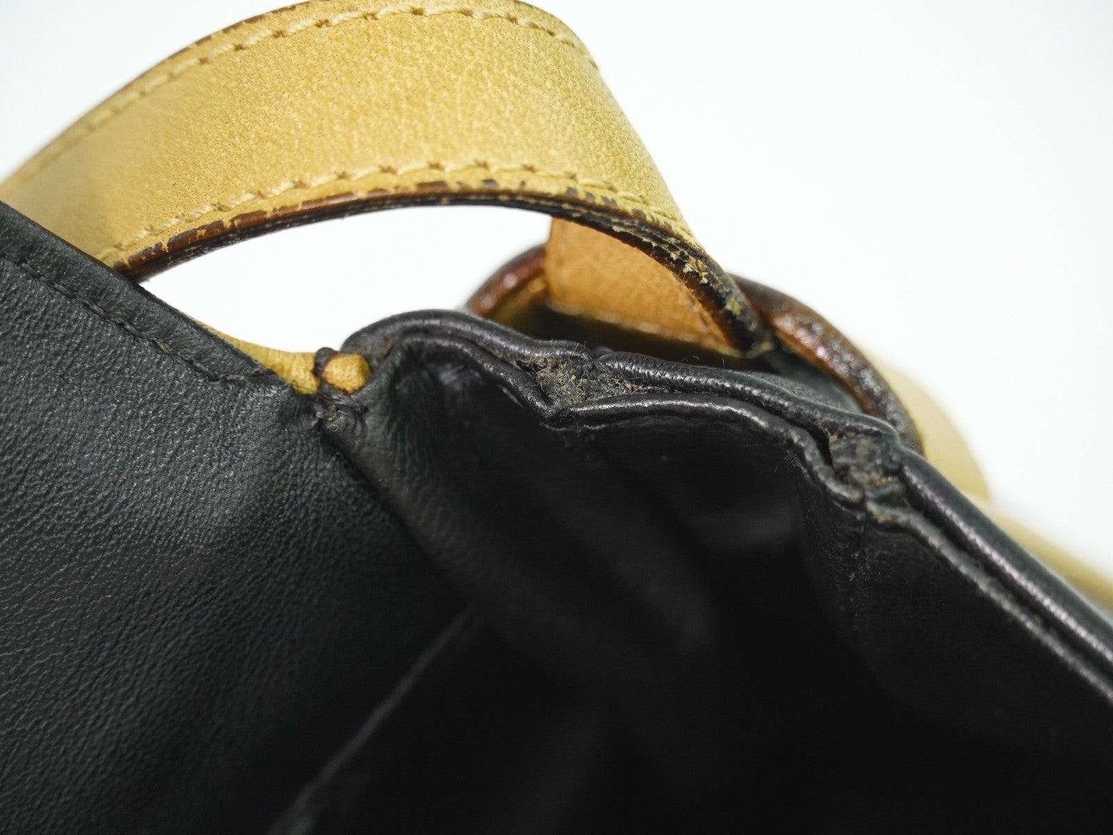 Celine Vintage Shoulder Bag Leather Black Leather Shoulder Bag Bag