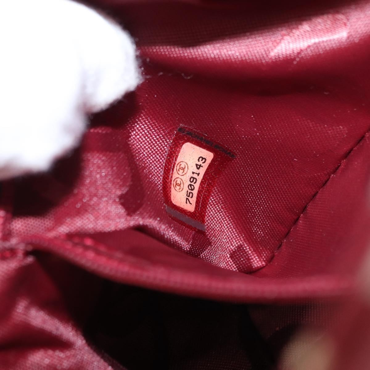 Chanel 31 Rue Cambon Clutch Canvas Red Canvas Clutche & Pouche Bag