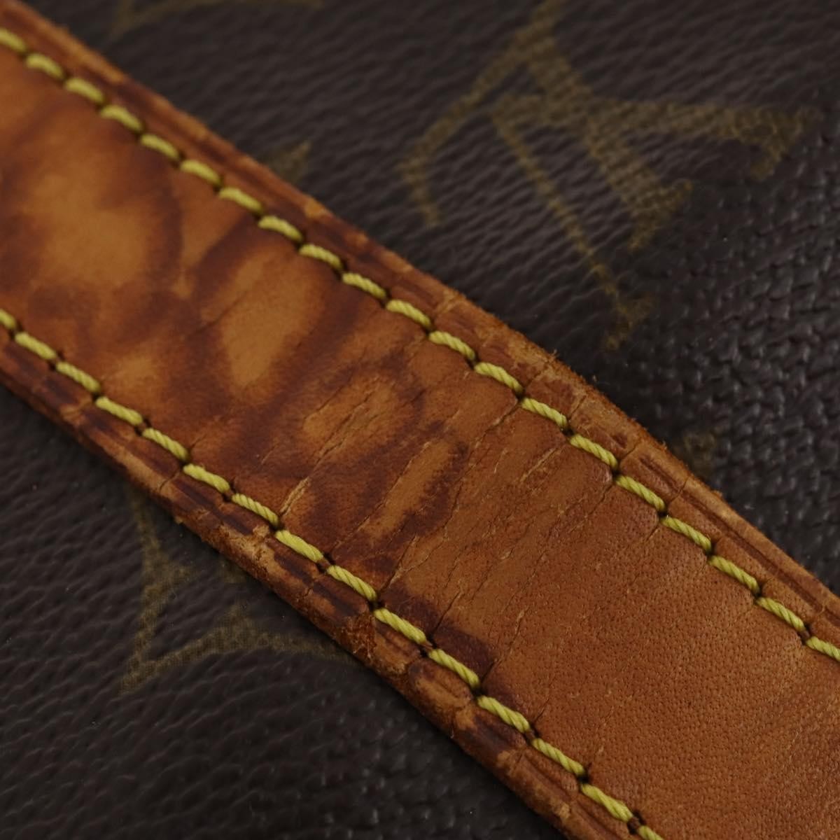 Louis Vuitton Keepall Bag Monogram Canvas Brown Canvas Travel Bag