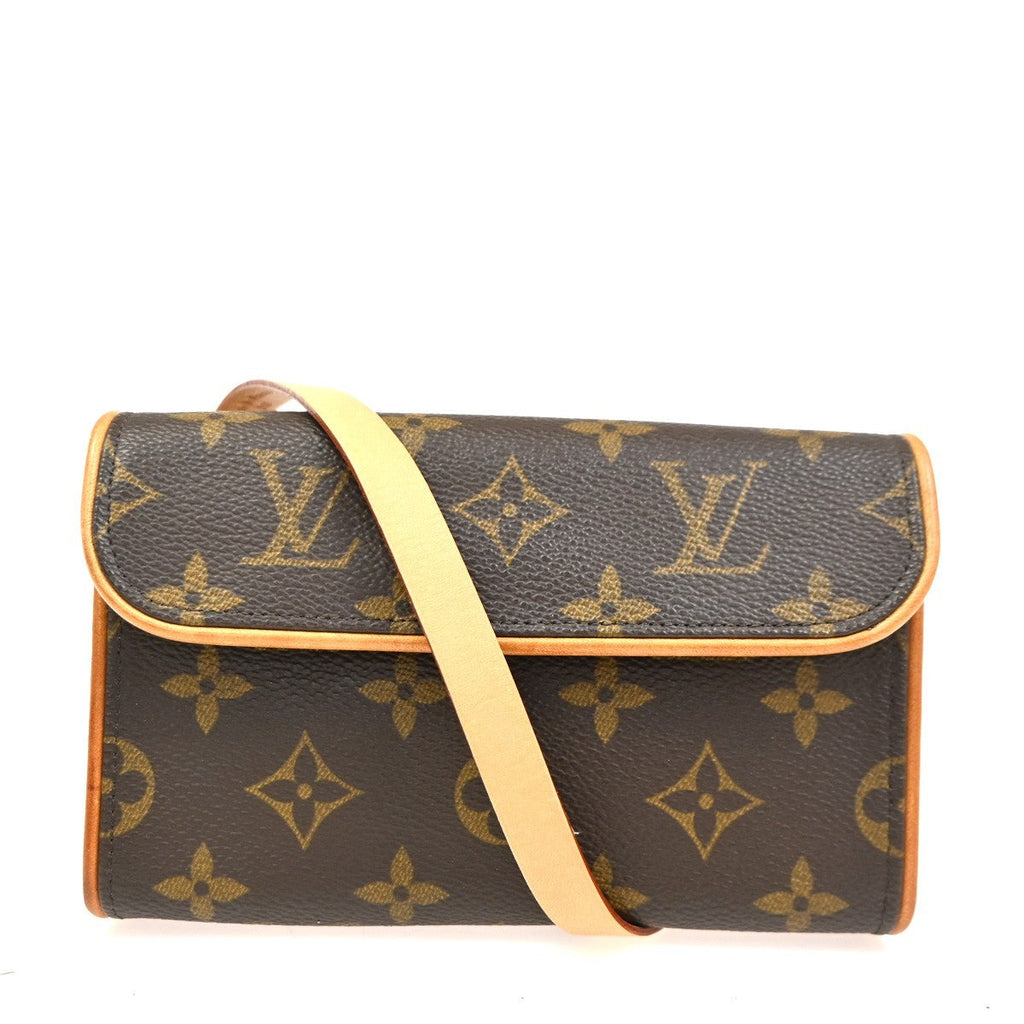 Louis Vuitton Florentine Waist Bag Monogram Canvas Brown Canvas Clutche & Pouche Bag