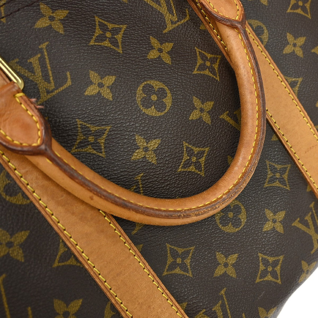 Louis Vuitton Keepall Bag Monogram Canvas Brown Canvas Travel Bag