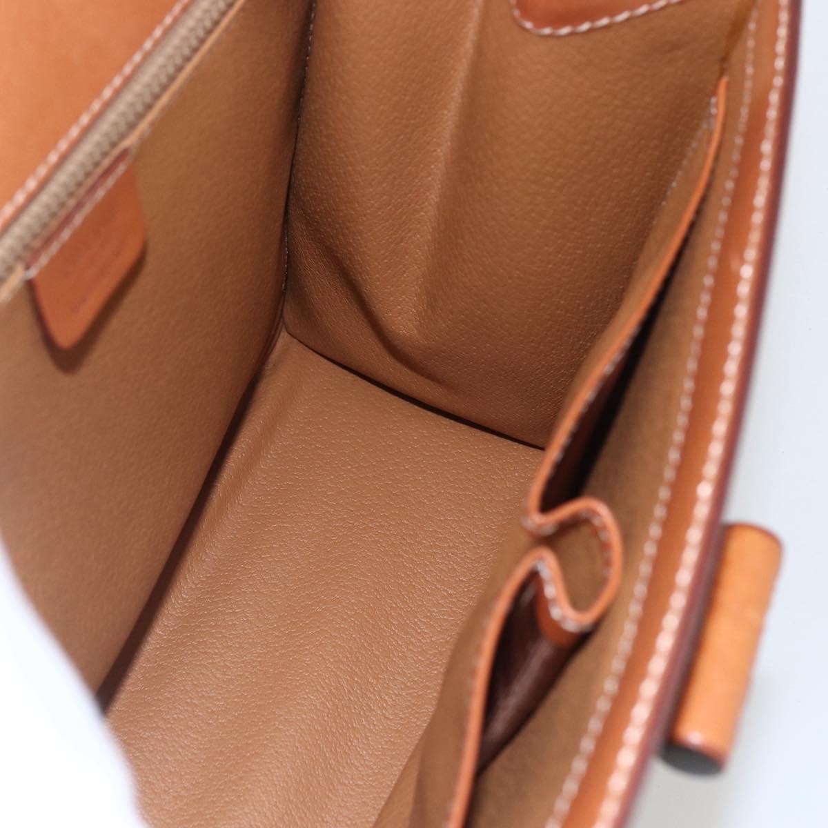 Celine Vintage Macadam Handbag Canvas And Leather Beige Canvas Handbag