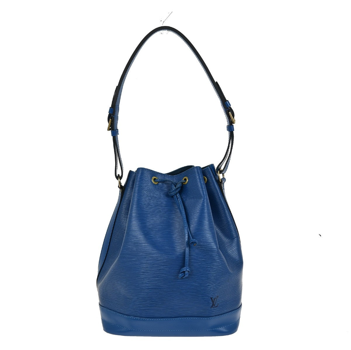 Louis Vuitton Noe Handbag Epi Leather Blue Leather Shoulder Bag
