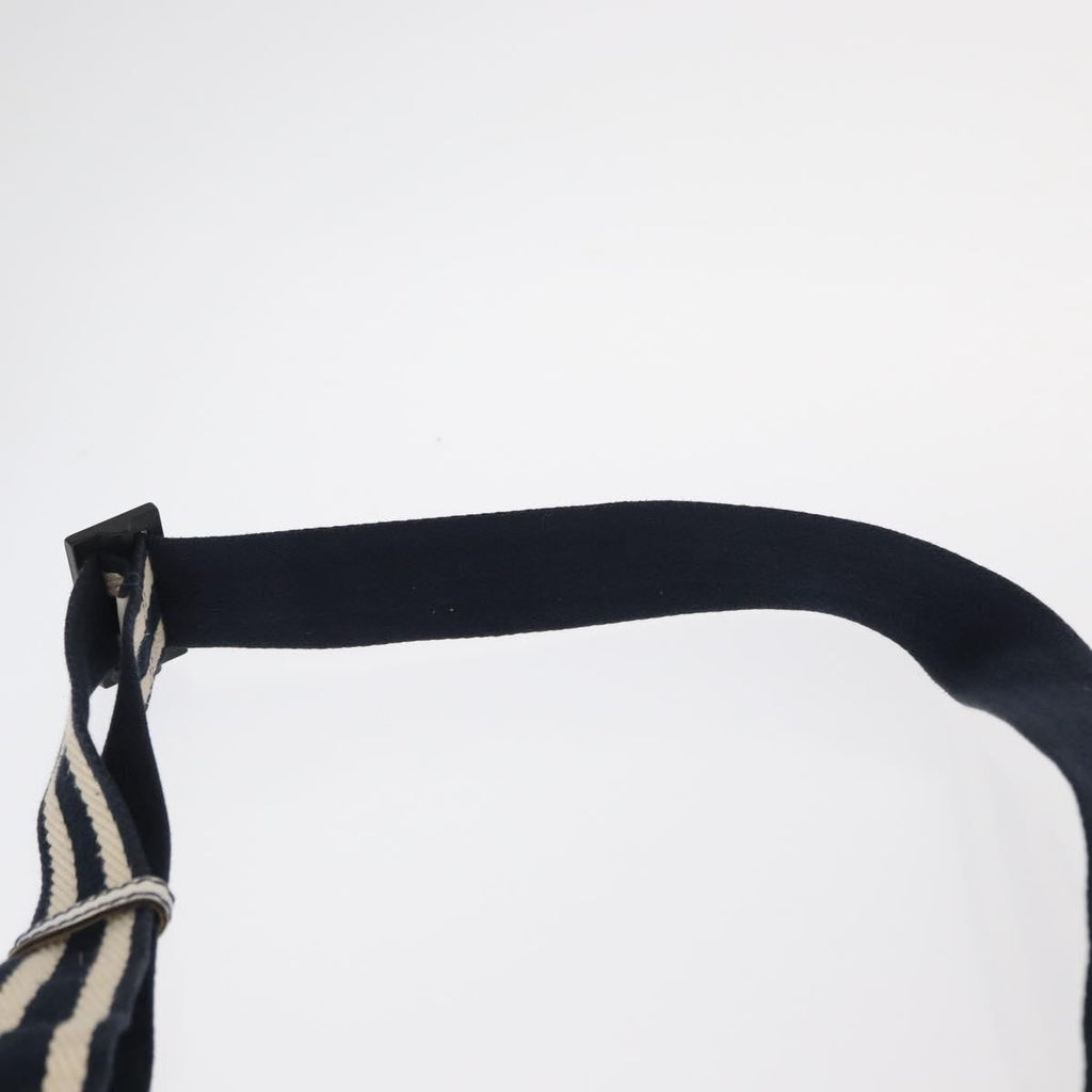 Gucci Vintage Shoulder Bag Nylon Navy Nylon Shoulder Bag Bag (Pre-Owned)