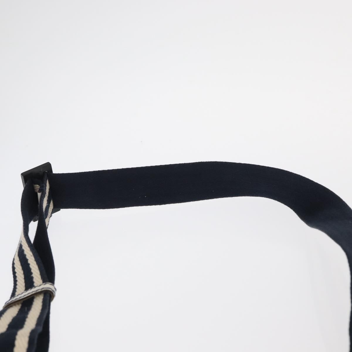 Gucci Vintage Shoulder Bag Nylon Navy Nylon Shoulder Bag Bag (Pre-Owned)