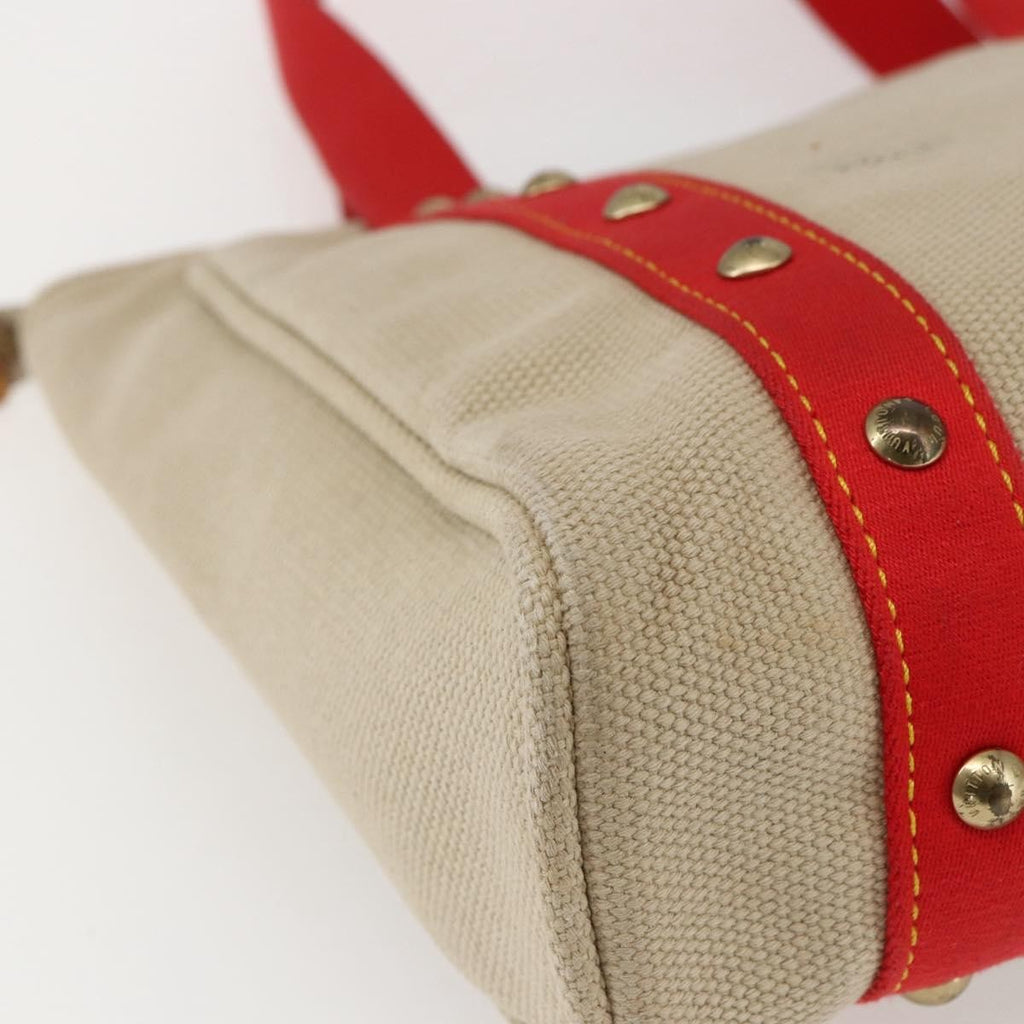 Louis Vuitton Antigua Tote Canvas Beige Canvas Tote Bag