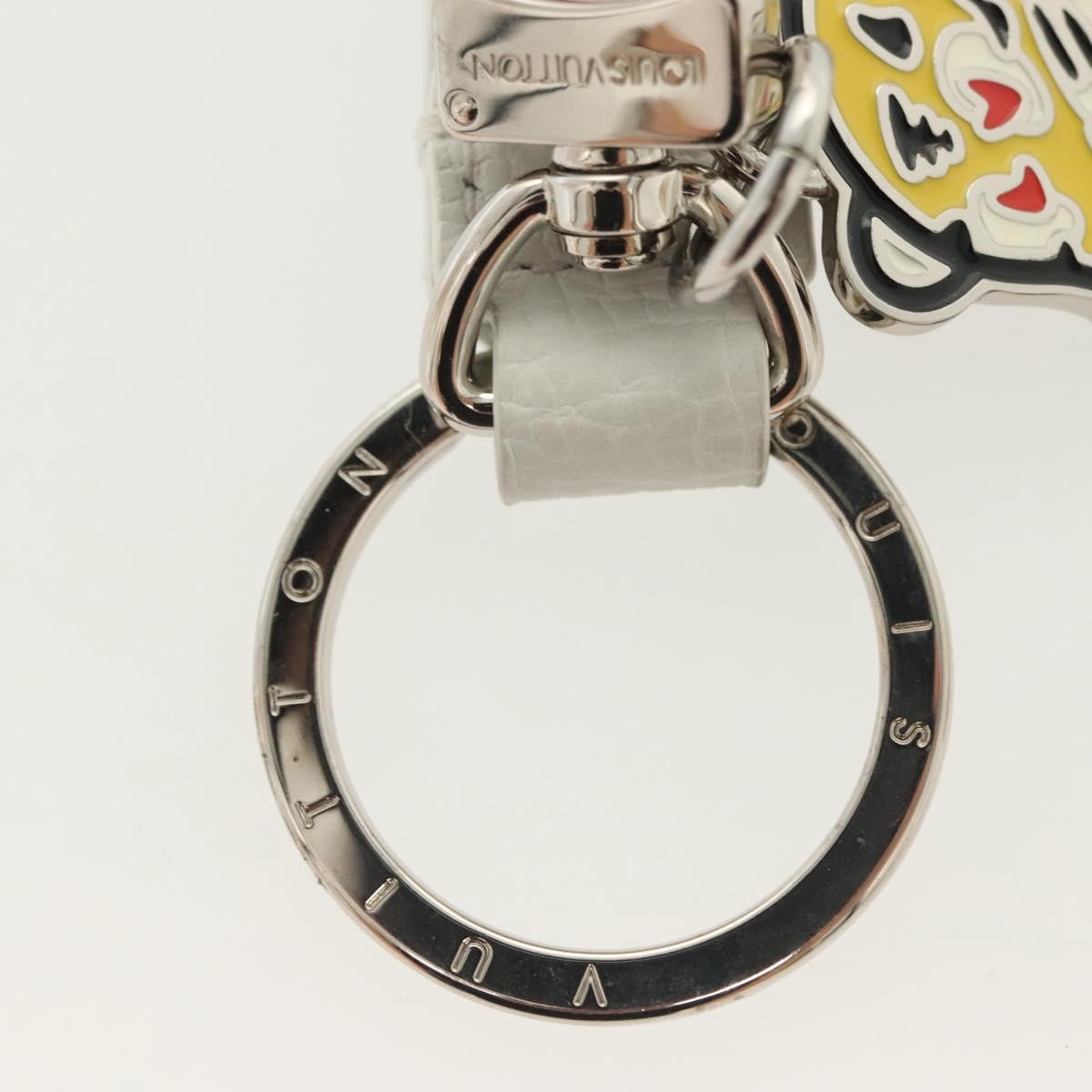 Louis Vuitton Animal Family Bag Charm And Key Holder Metal With Leather White Metal Charms And Keychains Accessory