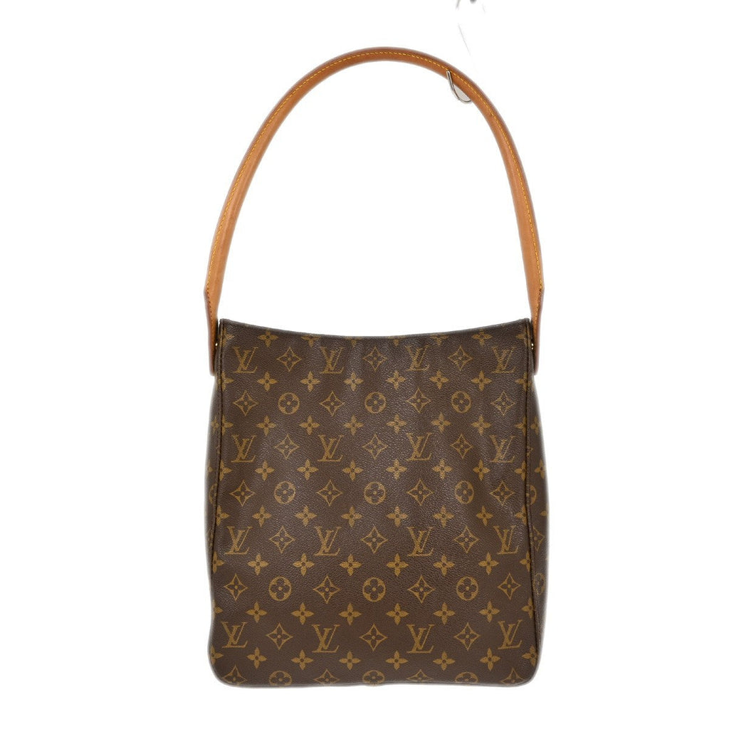 Louis Vuitton Monogram Looping Handbag Monogram Canvas Brown Canvas Shoulder Bag