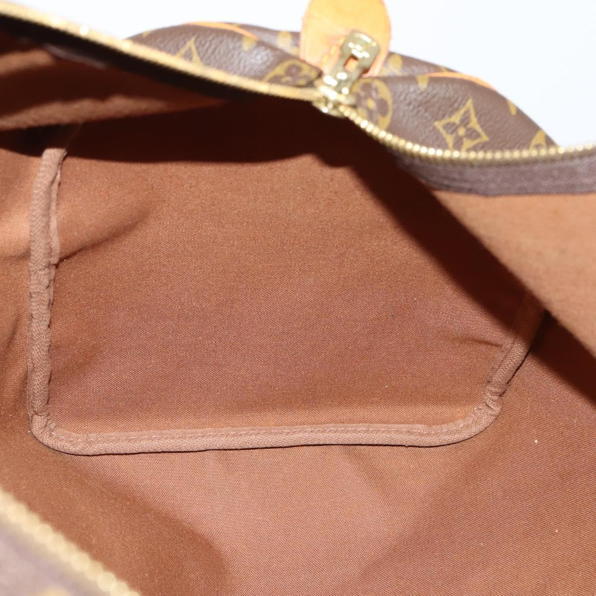 Louis Vuitton Keepall Bag Monogram Canvas Brown Canvas Travel Bag