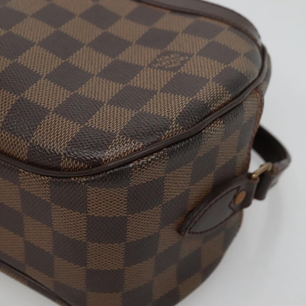 Louis Vuitton Blois Handbag Monogram Canvas Brown Canvas Shoulder Bag